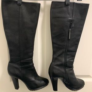 Knee high leather boots